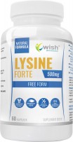 Фото - Аминокислоты Wish Lysine Forte 500 mg 60 cap 