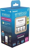 Фото - Зарядка аккумуляторных батареек Panasonic Smart-Quick Charger + Eneloop 4xAA 2000 mAh 