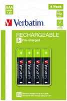 Фото - Аккумулятор / батарейка Verbatim 4xAAA 950 mAh 