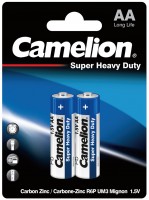 Аккумулятор / батарейка Camelion Super Heavy Duty  2xAA Blue