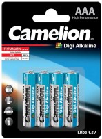 Аккумулятор / батарейка Camelion Digi Alkaline  4xAAA