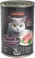 Фото - Корм для кошек Leonardo Adult Canned with Rabbit  400 g 6 pcs