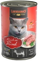 Фото - Корм для кошек Leonardo Adult Canned with Beef 400 g  24 pcs