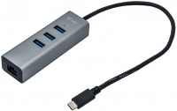 Фото - Картридер / USB-хаб i-Tec USB-C Metal HUB 3 Port + Gigabit Ethernet Adapter 