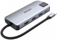 Фото - Картридер / USB-хаб Unitek uHUB P5+ 5-in-1 USB-C Ethernet Hub with HDMI and 100W Power Delivery 