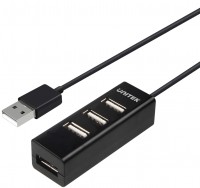 Фото - Картридер / USB-хаб Unitek 4 Ports USB 2.0 Hub (80cm Cable) 