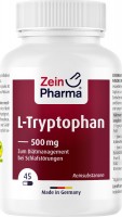 Фото - Аминокислоты ZeinPharma L-Tryptophan 500 mg 180 cap 