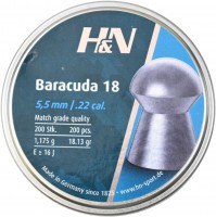 Фото - Пули и патроны Haendler & Natermann Baracuda 18 5.5 mm 1.175 g 200 pcs 