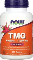 Фото - Аминокислоты Now TMG 1000 mg 100 tab 