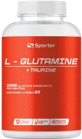 Фото - Аминокислоты Sporter L-Glutamine + Taurine 240 cap 