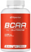 Фото - Аминокислоты Sporter BCAA + L-Glutamine 180 cap 