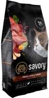 Фото - Корм для кошек Savory Adult Cat Sensitive Digestion Fresh Lamb/Turkey  2 kg