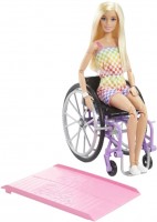 Фото - Кукла Barbie Doll With Wheelchair and Ramp HJT13 