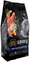 Фото - Корм для кошек Savory Adult Cat Gourmand Fresh Salmon/White Fish  2 kg