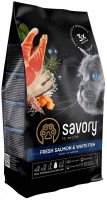 Фото - Корм для кошек Savory Adult Cat Gourmand Fresh Salmon/White Fish  400 g