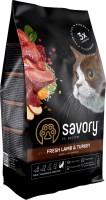 Фото - Корм для кошек Savory Adult Cat Sensitive Digestion Fresh Lamb/Turkey  400 g