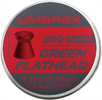 Фото - Пули и патроны Umarex Green Flathead 4.5 mm 0.35 g 200 pcs 