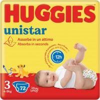 Фото - Подгузники Huggies Unistar 3 / 72 pcs 