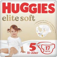 Фото - Подгузники Huggies Elite Soft 5 / 17 pcs 