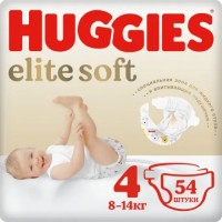 Подгузники Huggies Elite Soft 4 / 54 pcs 