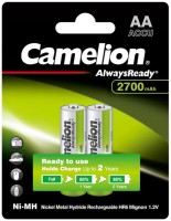 Аккумулятор / батарейка Camelion Always Ready  2xAA 2700 mAh