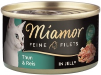 Фото - Корм для кошек Miamor Fine Fillets in Jelly Tuna/Rice  6 pcs