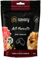 Фото - Корм для собак Savory Soft Snacks Anti-Parasitic with Tuna/Wild Garlic 200 g 
