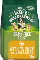 Фото - Корм для собак James Wellbeloved Adult Grain-Free Turkey/Vegetables 10 kg 