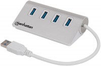 Фото - Картридер / USB-хаб MANHATTAN 4-Port SuperSpeed USB 3.0 Hub 