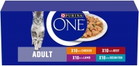 Фото - Корм для кошек Purina ONE Adult Mixed Selection Pouch 40 pcs 