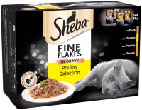 Фото - Корм для кошек Sheba Fine Flakes Poultry Collection in Gravy  12 pcs