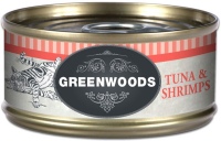 Фото - Корм для кошек Greenwoods Adult Tuna/Shrimps Fillet 6 pcs 