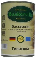 Фото - Корм для кошек Baskerville Cat Can with Veal 400 g 