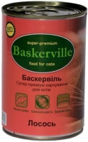 Фото - Корм для кошек Baskerville Cat Can with Salmon 400 g 