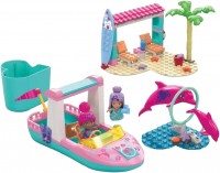 Фото - Конструктор MEGA Bloks Barbie Color Reveal Dolphin Exploration Building Set HHW83 