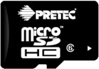 Фото - Карта памяти Pretec microSDHC Class 6 4 ГБ