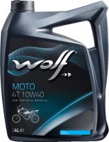 Фото - Моторное масло WOLF Moto 4T 10W-40 4 л