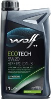 Фото - Моторное масло WOLF Ecotech 5W-20 SP/RC D1-3 1 л