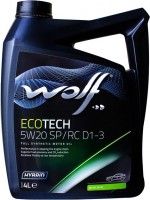 Фото - Моторное масло WOLF Ecotech 5W-20 SP/RC D1-3 4 л