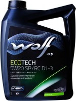 Фото - Моторное масло WOLF Ecotech 5W-20 SP/RC D1-3 5 л