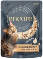 Фото - Корм для кошек Encore Chicken Breast with Brown Rice in Broth Pouch  16 pcs