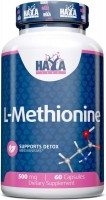 Фото - Аминокислоты Haya Labs L-Methionine 500 mg 60 cap 