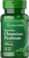 Фото - Сжигатель жира Puritans Pride Chromium Picolinate 800 mcg 90 tab 90 шт