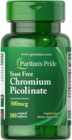 Фото - Сжигатель жира Puritans Pride Chromium Picolinate 500 mcg 100 tab 100 шт