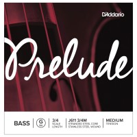 Фото - Струны DAddario Prelude Single G Double Bass 3/4 Medium 