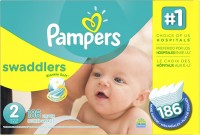 Фото - Подгузники Pampers Swaddlers 2 / 186 pcs 