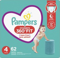 Фото - Подгузники Pampers Cruisers 360 4 / 62 pcs 