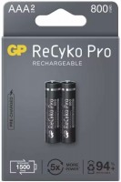 Фото - Аккумулятор / батарейка GP Recyko Pro  2xAAA 800 mAh