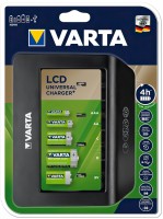 Фото - Зарядка аккумуляторных батареек Varta LCD Universal Charger+ 