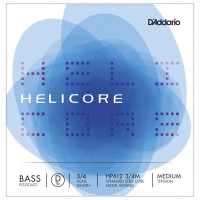 Фото - Струны DAddario Helicore Pizzicato Double Bass Single D 3/4 Medium 